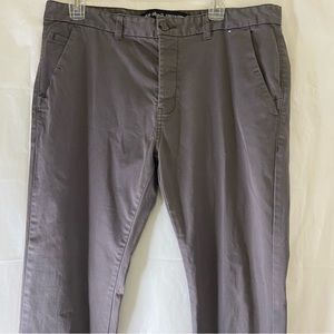 Denim& Co. Mens gray  stretch skinny jeans  SZ 36x30